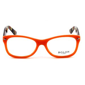 عینک طبی بچگانه بولون نارنجی قهوه ای مستطیل بیضیBOLON-1528