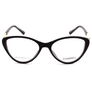 عینک طبی زنانه شنل مشکی پروانه ای Chanel-chgp1717