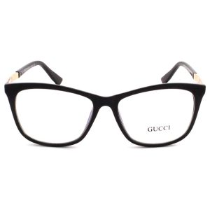 عینک طبی زنانه گوچی مشکی مستطیل gucci-gg5032