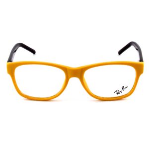 عینک طبی بچگانه ری بن زرد هاوانا مربع بیضیREYBAN-RB1499G