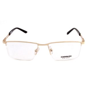 عنیک طبی مردانه و زنانه کررا مستطیل طلایی مشکی - carrera-ca3367